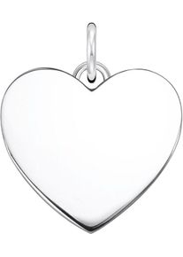 Thomas Sabo Damen Herz-Anhänger "silber, PE924-001-21", Silber 925 (Sterlingsilber), 3,6 g, silber, Silber 925 (Sterlingsilber), Schmuckanhänger