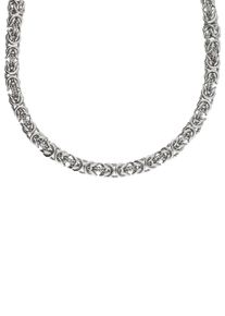 Firetti Herren Königskette "Schmuck Geschenk Edelstahl Halsschmuck Halskette 8 mm breit", Edelstahl, L: 55cm B: 8mm, silber, Edelstahl, B:8mm,