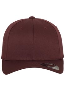 Flexfit Damen Flex Cap "Flexfit Unisex Flexfit Combed", rot, casual, Gr. L, unifarben, 63% Polyester, 34% Baumwolle, 3% Elasthan, Caps