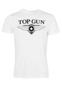 Top Gun Herren T-Shirt "TG20201045", weiß, Gr. L, Obermaterial: 100% Baumwolle, Shirts