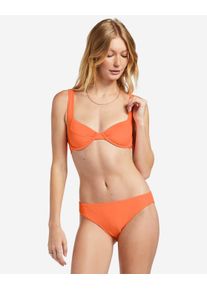 Billabong Damen Bügel-Bikini-Top "Lined Up Tyler", orange, Gr. M, 86% Nylon, 14% Elasthan, Bikini-Oberteile