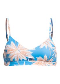 Roxy Damen Triangel-Bikini-Top "Roxy Love The Cross Step", blau, Gr. XS, 74% Nylon, 26% Elasthan, Bikini-Oberteile