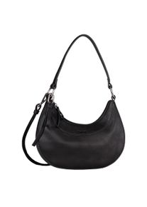 Gabor Damen Hobo "Selva", schwarz, Polyurethan, Taschen, stillvoll mit besonderer Materialkombi unterwegs und Karabineranhänger