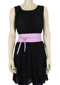 Damen Taillengürtel "Klecks", lila, Basic,casual,feminin,modisch, Collezione Alessandro, unifarben, Leder, Gürtel, aus Rindsleder, Made in Italy