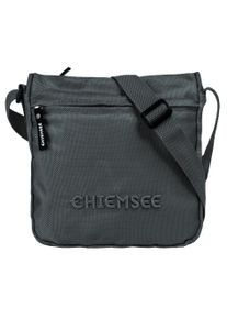 Chiemsee Damen Umhängetasche, grau, Kunstfaser, unifarben, leicht glänzend, Taschen