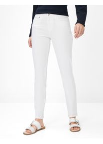 Brax Damen Five-Pocket-Hose Style SHAKIRA WHITE, weiß, Gr. 42K