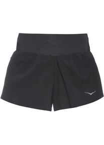 Hoka One One Hoka Glide Laufshorts Damen - schwarz - Gr. M - Polyester/Elastan