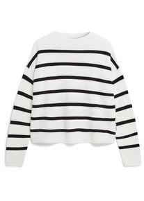 armedangels Merinaa Stripes Pullover Damen (Gr XL |weiß)