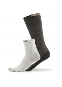 injinji Liner+Hiker Wandersocken Herren (Gr S/M |grau)