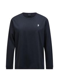 Peak Performance Trail L/S Longsleeve Men (Gr M |schwarz/blau)