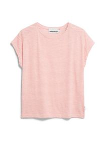armedangels Ofeliaa Lovely Stripes T-Shirt Women (Größe L |rosa)
