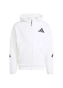 Hoodie Adidas Z.N.E. Full Zip Herren (Gr L |weiß)