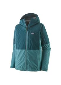 Regenjacke Patagonia Boulder Fork Rain Jacket Herren (Gr XXL |türkis/blau |wasserdicht)