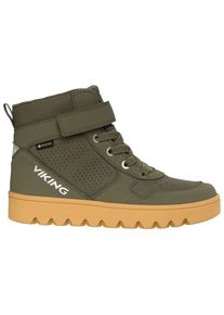 Freizeitschuhe Viking Fleek Mid GTX 1V Kinder (Gr 36 |oliv |wasserdicht)