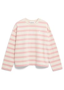 Pullove armedangels Frankaa Maarlen Bold Damen (Gr XL |rosa/weiß)