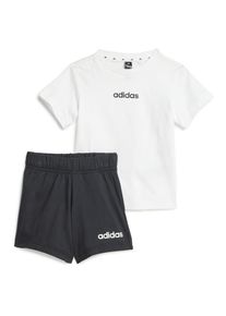 T-Shirt Adidas Linear Logo T-Set 160 Kinder (Gr 92 |weiß)