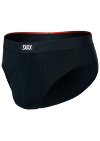 SAXX Vibe Xtra Brief Fly Alltagsunterwäsche Herren (Gr S |schwarz)