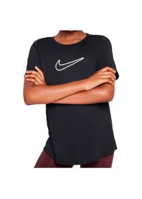 Nike One Fitted Dri-Fit Short-Sleeve Top Funktionsshirt Kinder (Gr M |schwarz)