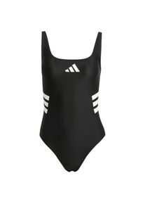 Adidas 3 Stripes Uback Suit Badeanzug Damen (Gr 38 |schwarz)