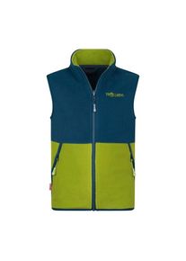 Trollkids Kjerag Vest Fleeceweste Kinder (Größe 176 |blau/oliv)
