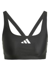 Adidas 3 Stripes Bold Bikini Bikini Damen (Gr 34 |grau/schwarz)