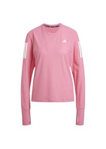 Adidas Own the Run L/S Laufshirt Damen Roadrunning (Gr L |rosa)