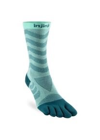 injinji Run Technical Crew Laufsocken Damen Trailrunning (Gr M/L |türkis)