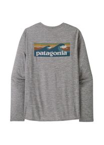 Patagonia L/S Cap Cool Daily Graphic Shirt Waters Funktionsshirt Herren (Gr S |grau)