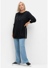 Große Größen Bootcut-Jeans im Curvy-Schnitt MANUELA Gr. 40 blau von sheego für Damen