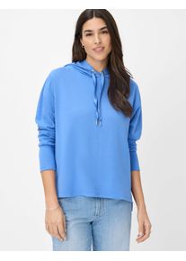 Brax Damen Hoodie Style BEE sapphire blue, Blau, Gr. 46