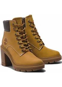 Schn&uuml;rstiefelette Timberland "ALLINGTON HEIGHTSMID LACE UP BOOT", Damen, Gr. 40, gelb (wheat), Leder, Synthetik, Schuhe Schn&uuml;rstiefelette, Winterschuhe, Winterstiefel, Schn&uuml;rboots, Winterboots