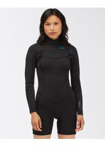 Billabong Damen Sportanzug "2/2mm Synergy"schwarz palms, Gr. 10, 80% Neopren, 20% Nylon, Sportanzüge