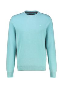 Lerros Herren Strickpullover "Lerros Strickpullover, gerippt"coastal blau, Gr. XXXL, 100% Baumwolle, Pullover