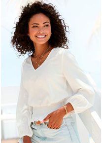 Buffalo Langarmbluse beige Gr. 34 für Damen. Nachhaltig.