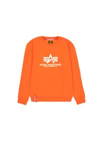 Herren Sweater "Alpha Industries Men - Sweatshirts Basic Sweater"boost orange, Gr. M, Alpha Industries, Obermaterial: 80% Baumwolle, 20% Polyester,