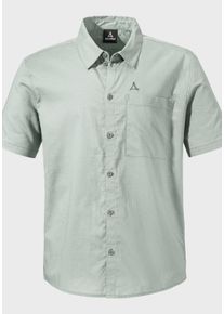 Schöffel SCHÖFFEL Herren Outdoorhemd "Urban Shirt Style Kalmen MNS"9205, grau, modisch, Gr. 50, Oberstoff : 73% Baumwolle 27% Hanf, Hemden