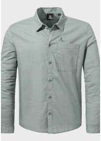 Schöffel SCHÖFFEL Herren Outdoorhemd "Urban Shirt Style Chanduy MNS"9205, grau, modisch, Gr. 48, Oberstoff: 73% Baumwolle 27% Hanf, Hemden