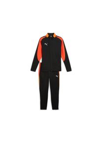 Puma Herren Trainingsanzug "individualLIGA Trainingsanzug Herren"schwarz heat fire orange, Gr. XXL, Obermaterial: 100% Polyester; Taschenfutter: 100%