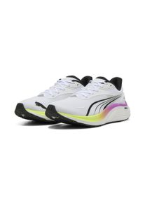 Puma Laufschuh "Electrify NITRO 4 Laufschuhe Herren", Gr. 40weiß pure magenta gelb alert lila, Obermaterial: Synthetik; Futter: Textil; Laufsohle: