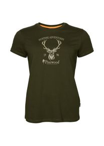 Pinewood Red Deer T-Shirt T-Shirt Damen (Gr S |oliv)