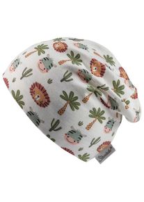 Sterntaler Slouch-Beanie Safaritiere Mütze Kinder (Gr 53 cm |grau)