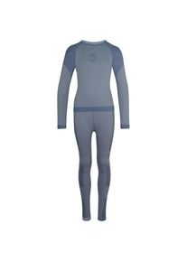 Langarm Unterhemde Trollkids Hemsedal Baselayer Set Kinder (Gr 92 |grau)