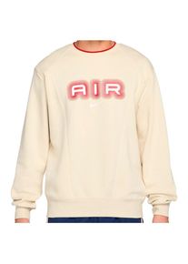 Nike Air Crew Fleece Pullover Herren (Gr L |weiß/beige)