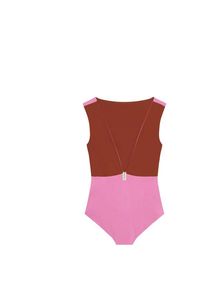 Mymarini Seabody Badeanzug Damen Schwimmen (Gr S |rot/rosa)
