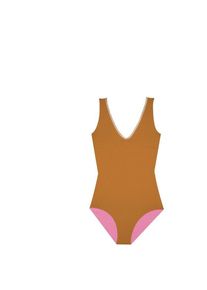 Mymarini Purebody Shine Badeanzug Damen (Gr L |orange)