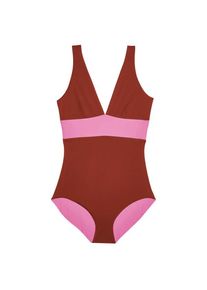 Mymarini Plungesuit Badeanzug Damen Schwimmen (Gr L |rot)