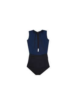 Mymarini Outfit-Onepiece Badeanzug Damen (Gr L |blau/schwarz)