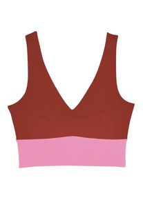 Mymarini Yoga Top Bikini-Top Damen Schwimmen (Gr M |rot)