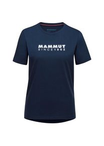 T-Shirt Mammut Core T-Shirt Logo Damen (Gr XL |blau)