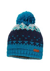 MaxiMo Mini-Mütze Farbwechsel mit Pompon und Futter Mütze Kids (Gr 49 cm |blau)